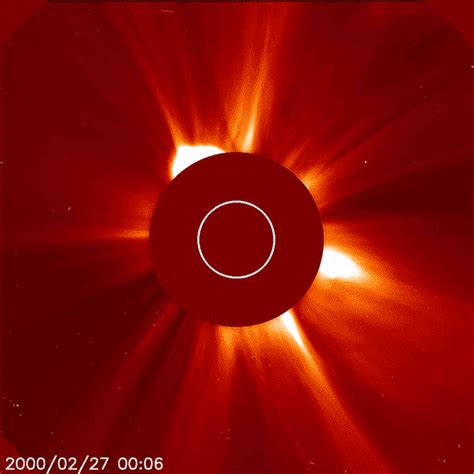 coronal mass ejection gif|NASA/Marshall Solar Physics.